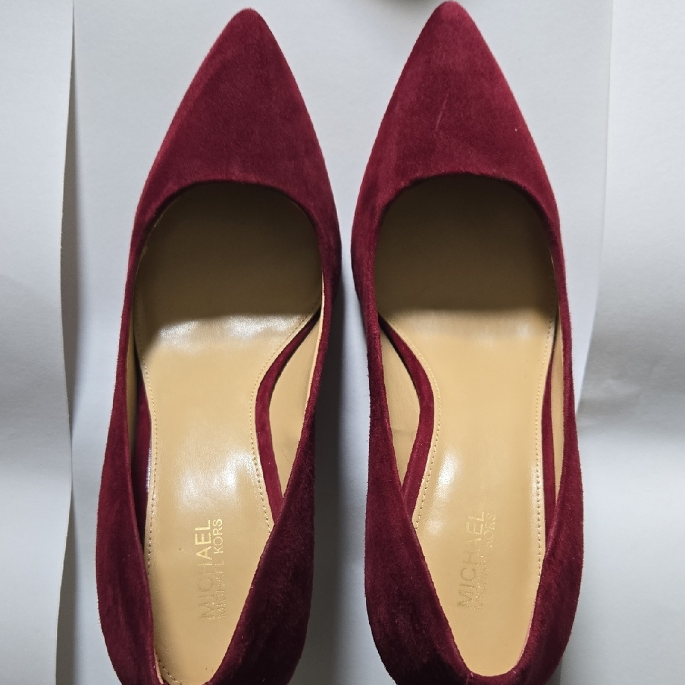 Michael Kors Red Heeled Pumps